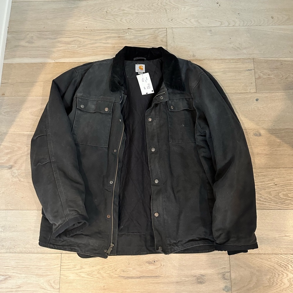 Black Carhartt Jacket - Thrifted NWT